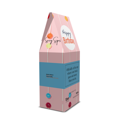 Happy Birthday, Back Humor (12oz Bag)