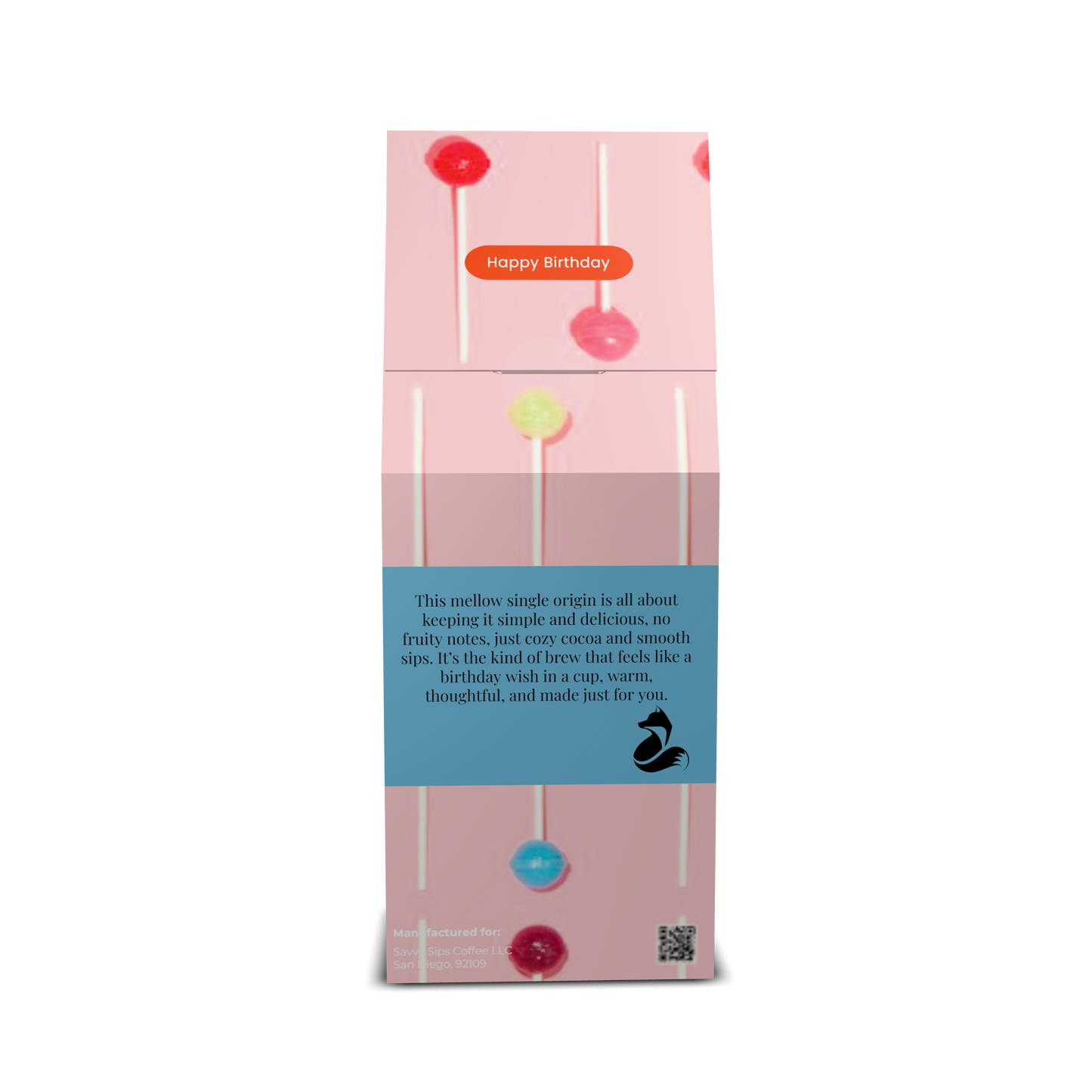 Happy Birthday, Back Humor (12oz Bag)